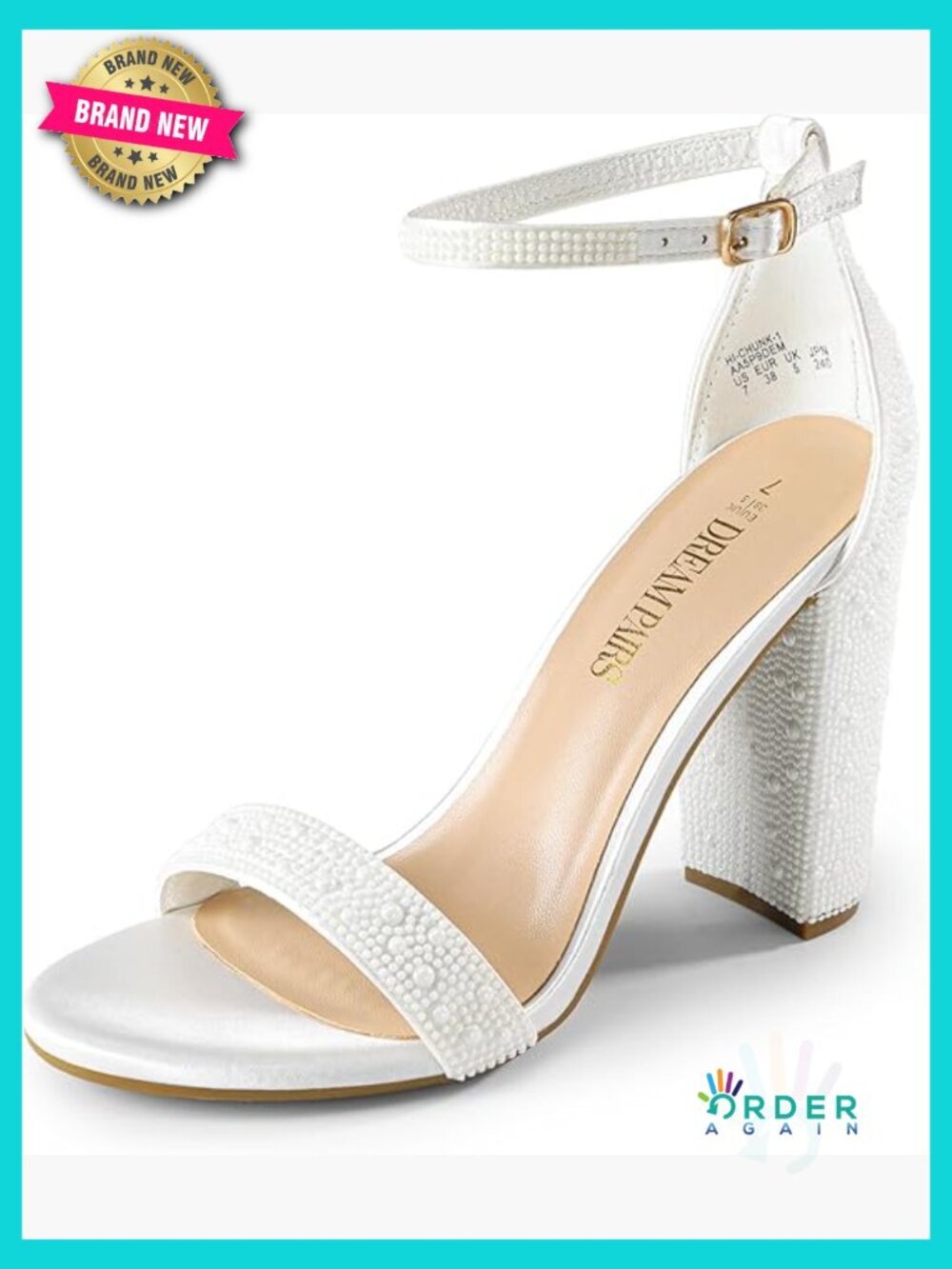 Hi-Chunk Block Heel Sandals Ankle Strap Platform Chunky Heel Pump Wedge